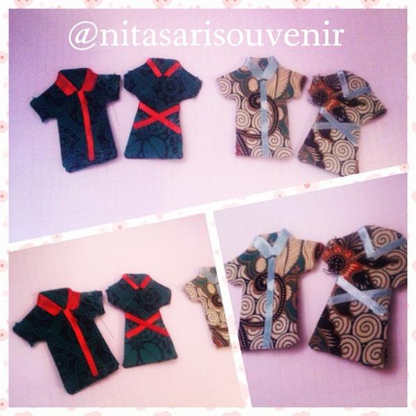 Magnet baju batik couple Magnet baju batik couple