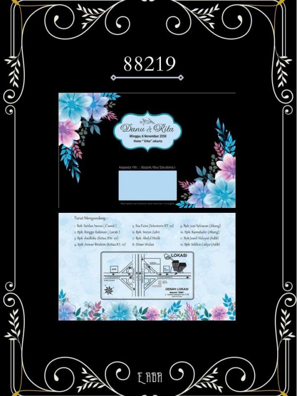 Undangan Blangko EB88219 Undangan Blangko EB88219