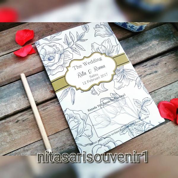 undangan full color motiv daun undangan full color motiv daun