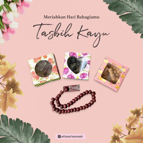 tasbih kayu box motiv  tasbih kayu box motiv