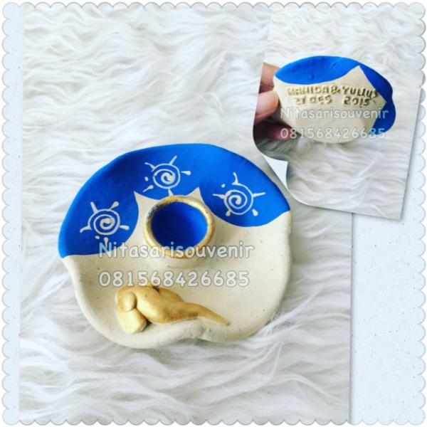 tempat lilin gerabah gelik