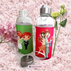 botol kaca sarung anget